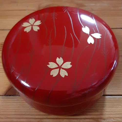 京漆器 馬上杯 独楽 平安象彦(メ1105) 平安象彦 京塗 百合図 青貝 螺鈿 蒔絵 丸盆 口径36.9㎝ 共箱 京